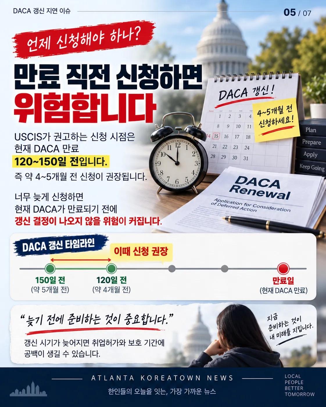 DACA 갱신 지연 비상… 취업허가 공백 우려 5/7