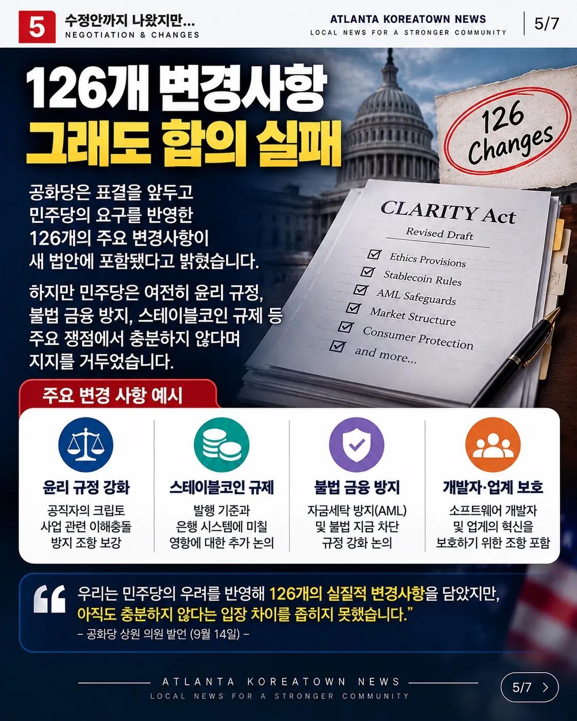 미국 크립토 ‘게임의 룰’ 만들려 했는데… 상원에서 막혔다 5/7